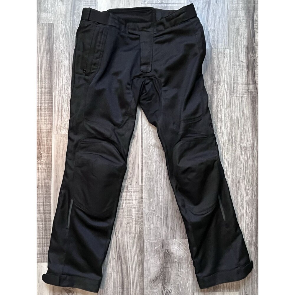 REAX Pants Men Large Black Alta Motorcycle Riding Protective SAS-TEC Mesh